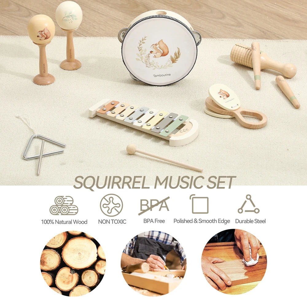 Montessori Baby Drum & Xylophone