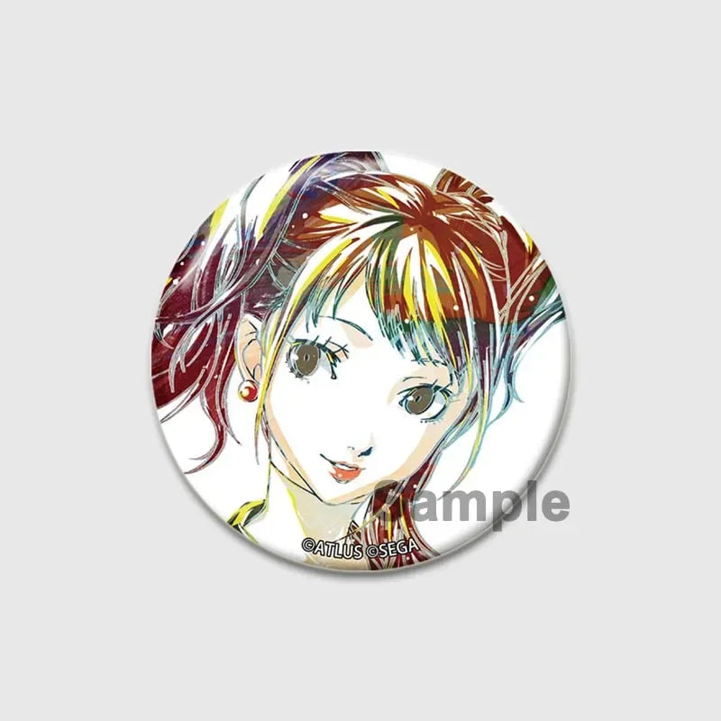 Cute Cartoon Enamel Lapel Pins – Persona 4 Brooches for Backpacks & Clothing