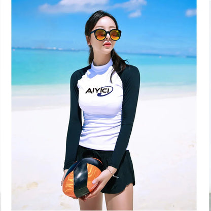 Men's Rash Guard Swim Shirts and Trunks - UV Protection, Quick-Dry Beach & Fishing Wear