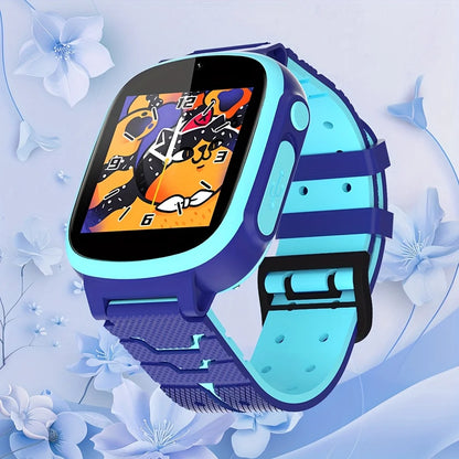 KESHUYOU i19 Smart Watch with HD Touch Screen, Camera, Puzzle Games, and More – Ideal Birthday Gift for Girls