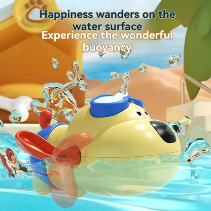 Xiao Ou Clockwork Bath Toy - Cute Water Play for Babies