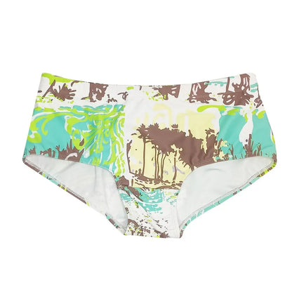 Men's Swimwear - Traditional Cut Palm Beach Swim Boxer Briefs