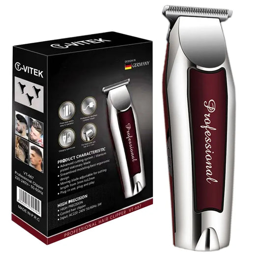 Men's cordless beard clippers. Rechargeable cordless hair trimmer. Men's grooming, professional electric hair clipper, beard cutting, machine edge outline.