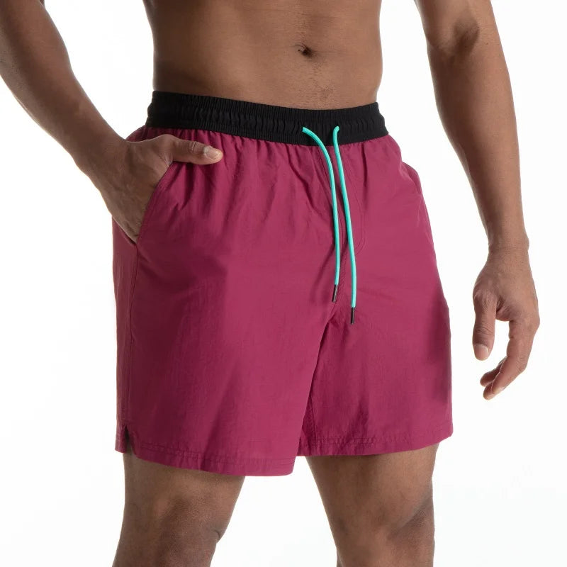 Men's Sexy Swimming Trunks - Solid Color Swim Briefs