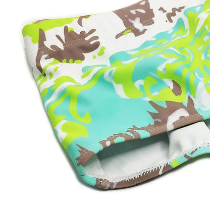 Men's Swimwear - Traditional Cut Palm Beach Swim Boxer Briefs