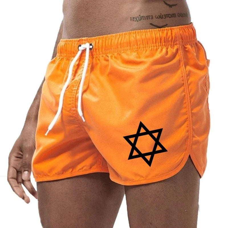 Yahadut Men's High-Quality Fashion Beach & Sports Board Shorts