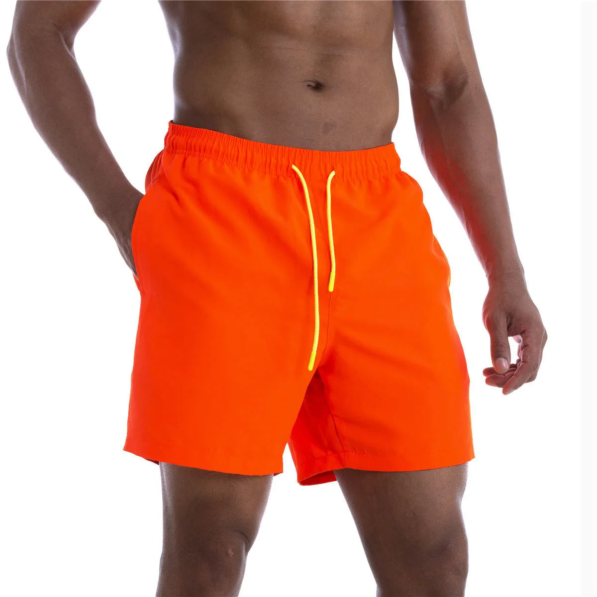 Men's Sexy Swimming Trunks - Solid Color Swim Briefs