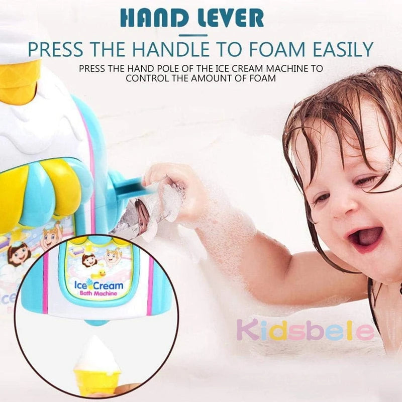 Toddler Ice Cream Bubble Foam Bath Toy