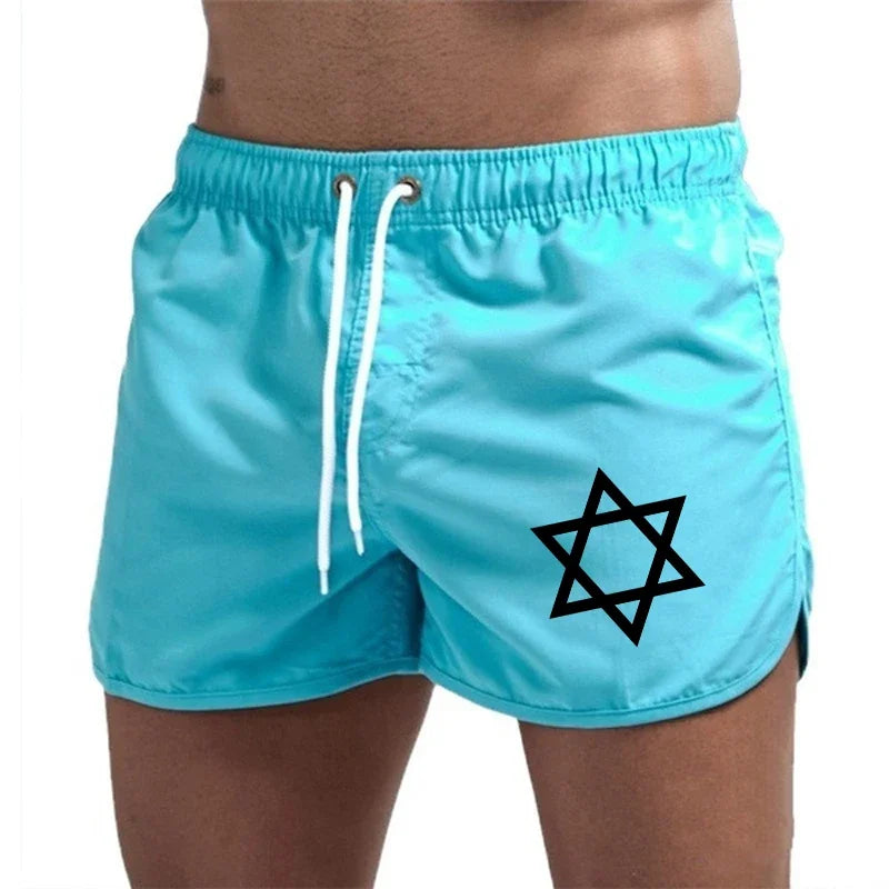 Yahadut Men's High-Quality Fashion Beach & Sports Board Shorts